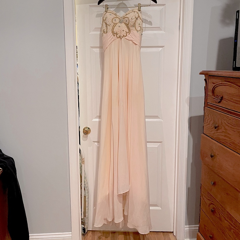 Pink prom dress
